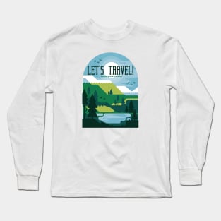 Outdoor Travel Design Long Sleeve T-Shirt